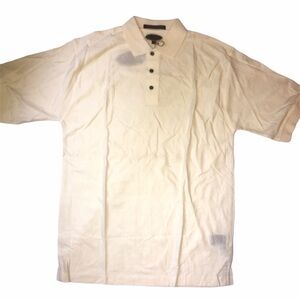 David S Reid Men's Size Small Egyptian Cotton Yellow Polo Shirt